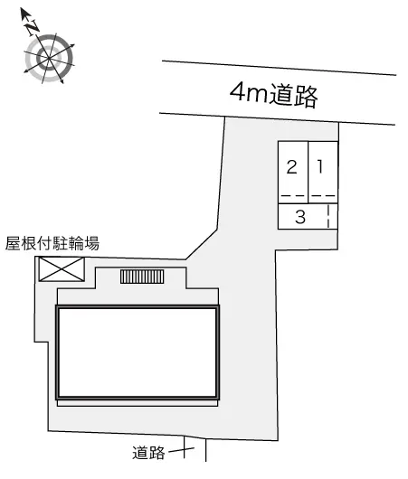 ★手数料０円★彦根市錦町　月極駐車場（LP）